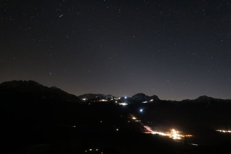 Nassfeld bei Nacht
